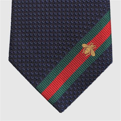 gucci bee web tie